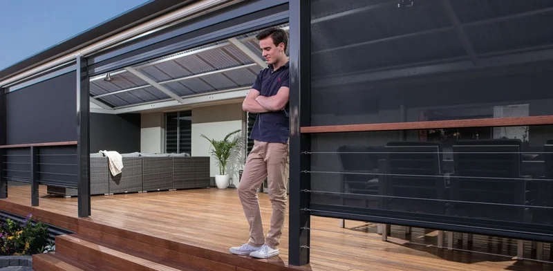 Ambient Blinds installation showing reveal and face fix mounting options