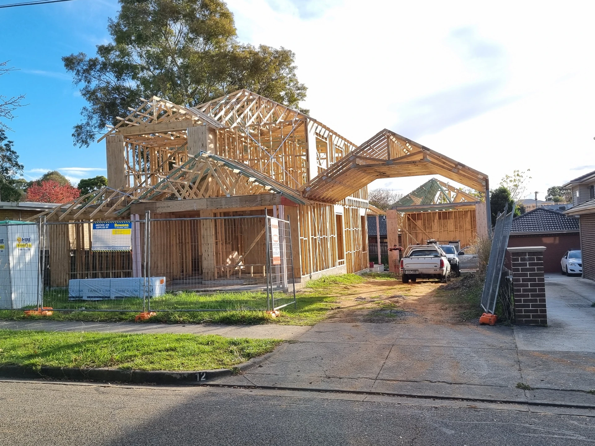 Double Storey House Frame