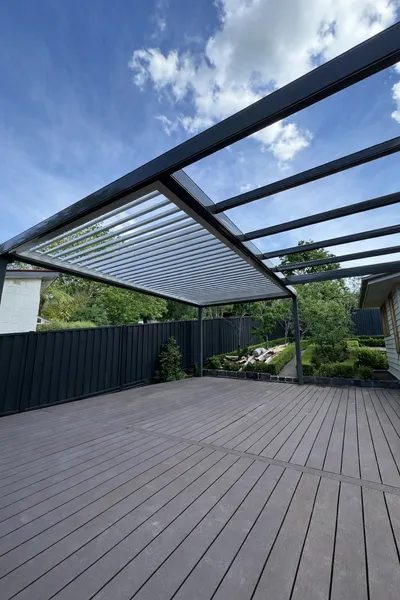 Stratco Outback Pergola with Sunroof