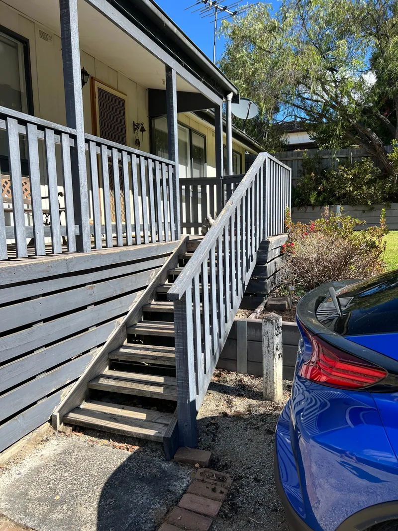 Front Porch Deck & Stairs - Before