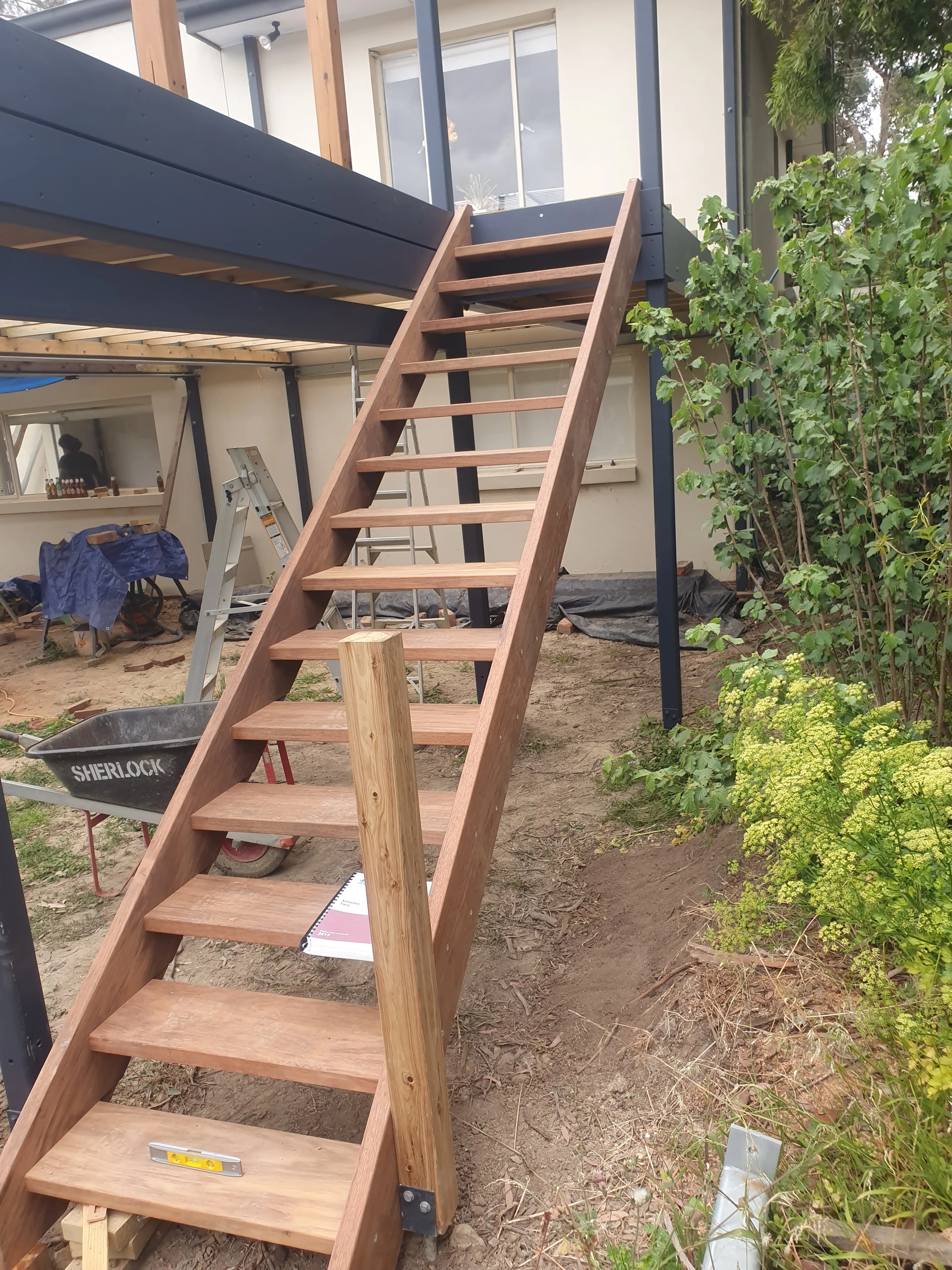 Outdoor Timber Stairs