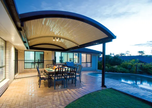 Stratco Outback Curved Roof - Outdoor Living