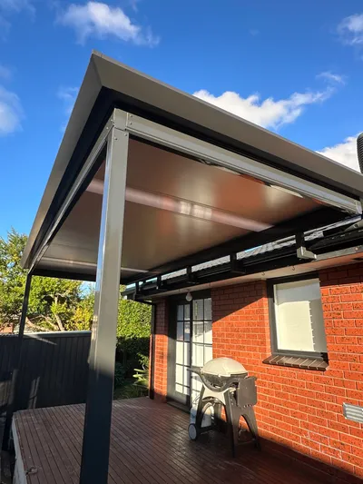 Stratco Outback Cooldek Patio in Thunder