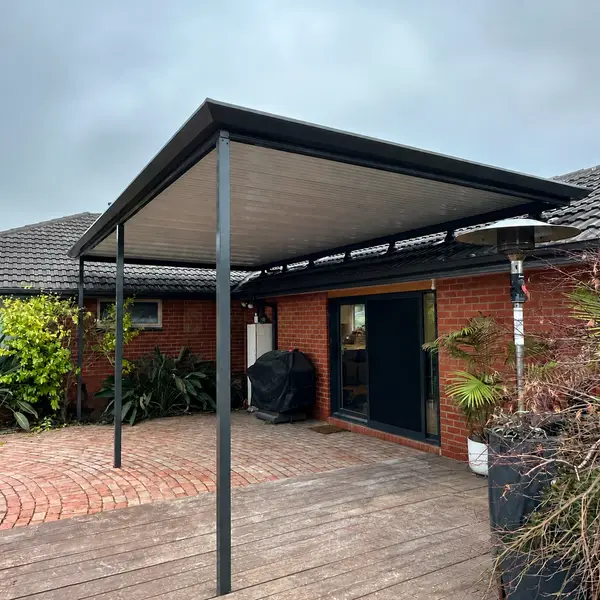 Stratco Outback Flat Patio in Thunder