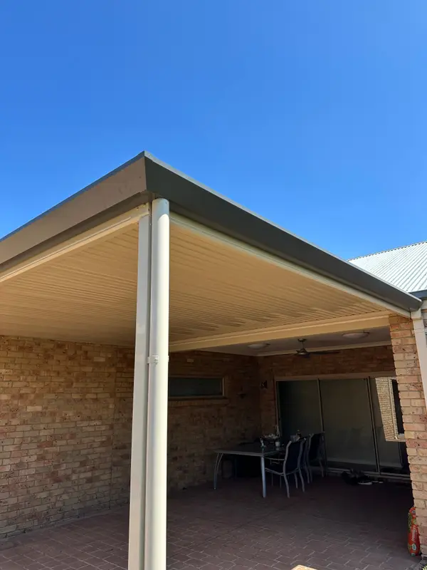 Stratco Outback Flat Patio with Contrasting Fascia