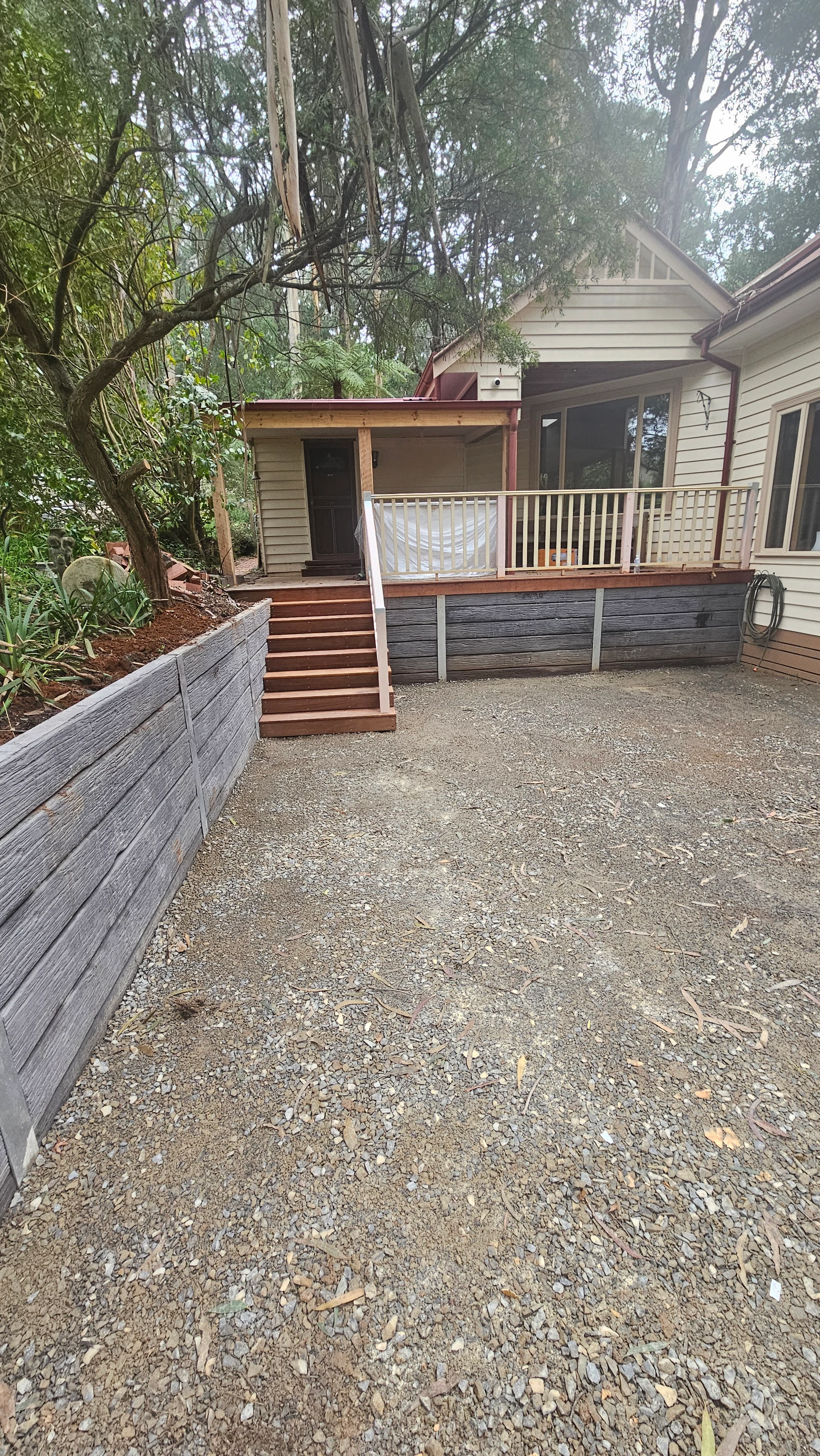 Timber Deck Stairs Rebuild